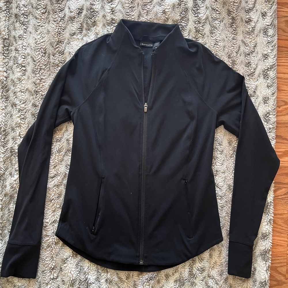 Women’s Athleta Black Zip-Up Jacket